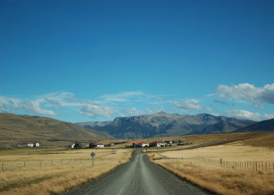 Route au parc national Torres del Paine