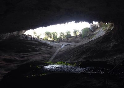 Visite à la grotte du Milodón