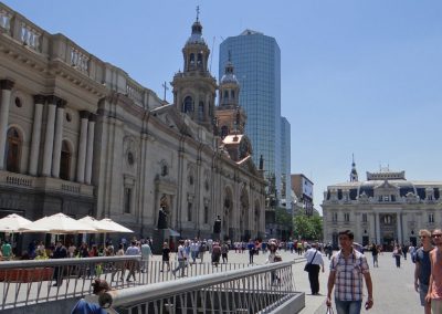 Santiago Plaza de Armas (photo Frédéric Richard - AFA Nov. 2015)