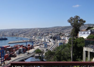 Adieu à Valparaíso du mirador "21 de mayo" (Photo Frédéric Richard - AFA Nov. 2015)