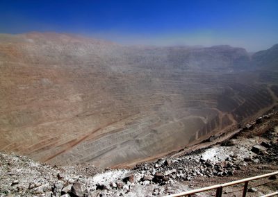 Visitant la mine de Chuquicamata (photo Andy Strappazzon AFA-AstroclubVega 2016)