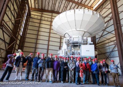 The AFA-Eclipse 2019 group & an antenna in handling (OZ)