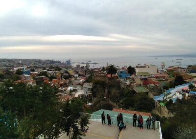Panoramique du "Puerto Principal" prise du 3è étage par Ayako (DS)