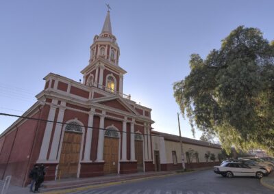The Inmaculada Concepción Church is our meeting point (L.Jamet AFA-Eclipse 2019)