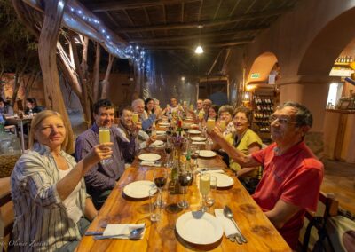 Pisco sour -sacré apéritif officiel pour tout le voyage- au restaurant de spécialités locales (OZuntini AFA-2018)